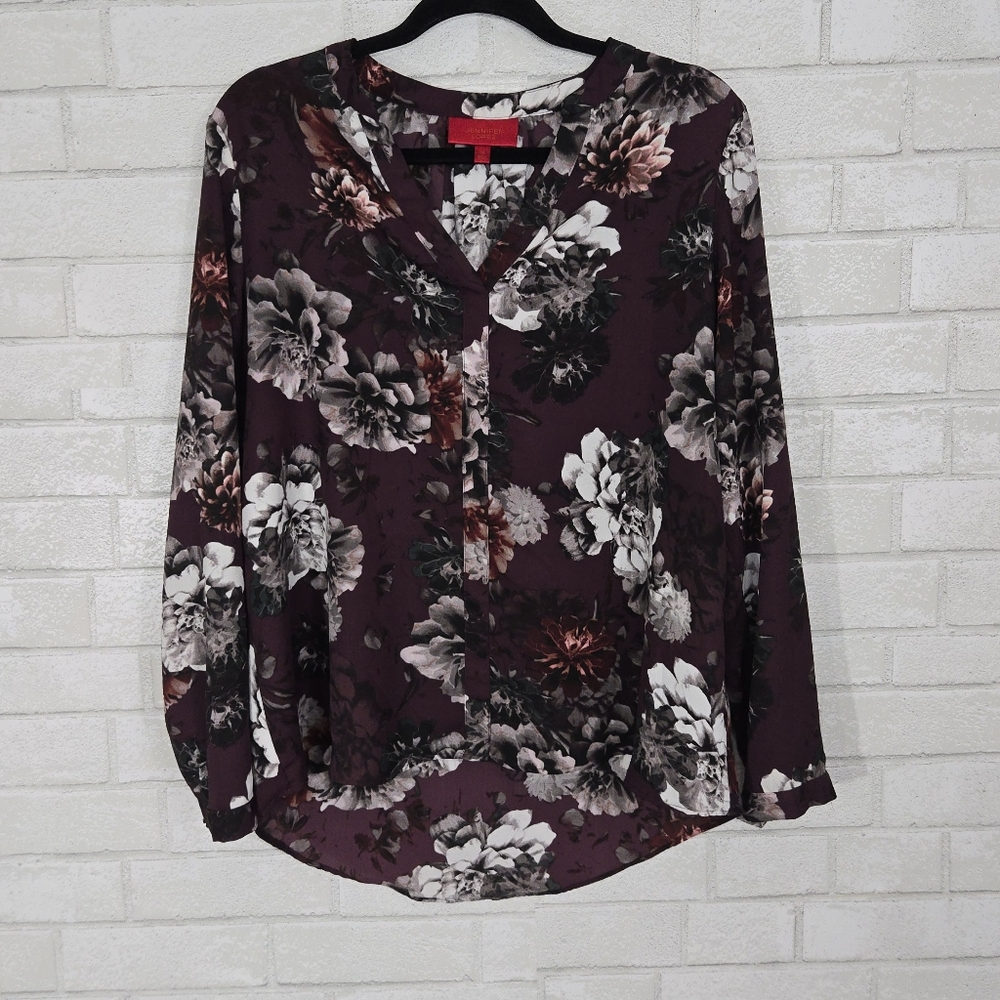 Jennifer Lopez printed blouse